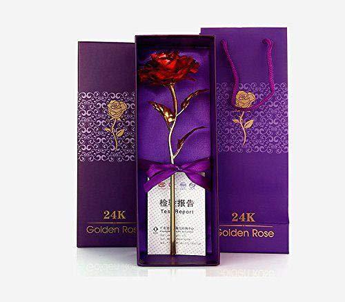 Gold red rose with packaging Gold red rose with packaging